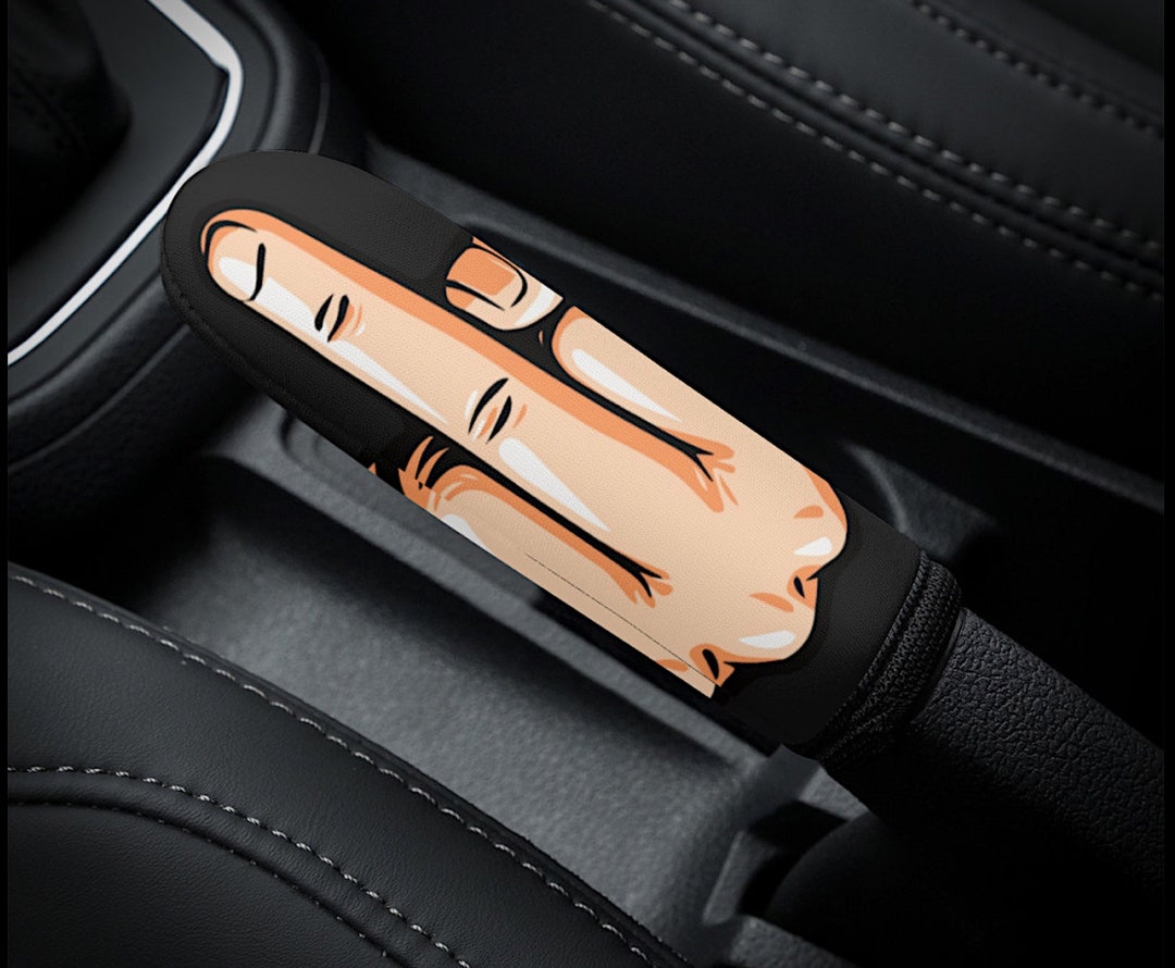 Funny Car Accessories Middle Finger Car Accessories Ebrake Etsy