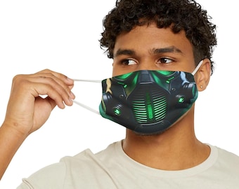 Cyberpunk Gas Mask - Sci Fi Respirator  print - Futuristic Mecha Costume Face Cover