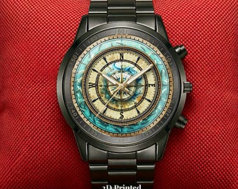 Nautical Explorer Compass Watch - Vintage Dial Leather | Gift for Men