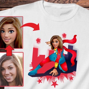 Superhelden Shirt für Kinder, Personalisiertes Shirt, Jugendgrößen, Comic-Shirt, Comic-Liebhaber-Geschenk, Grafik-T-Shirt, für Jungen und Mädchen
