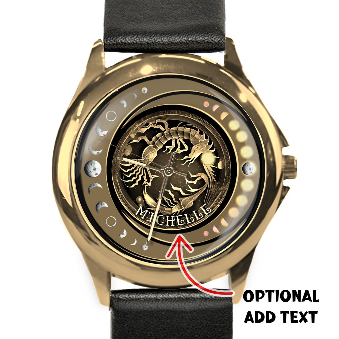 Buy Scorpio Zodiac Watch: Custom Astrology Gift Handmade
