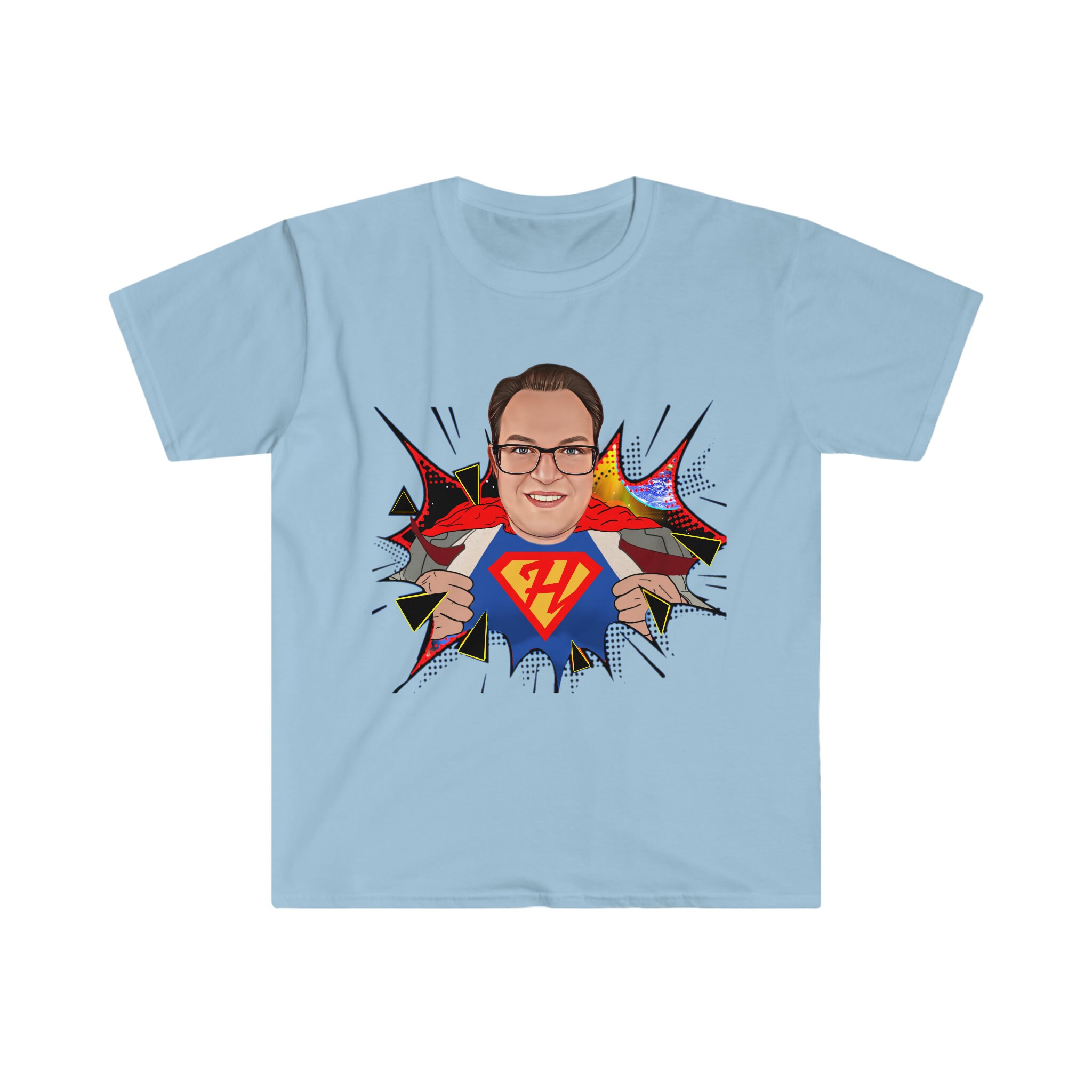 Custom Superhero Shirt Superhero Cartoon Personalized Cartoon