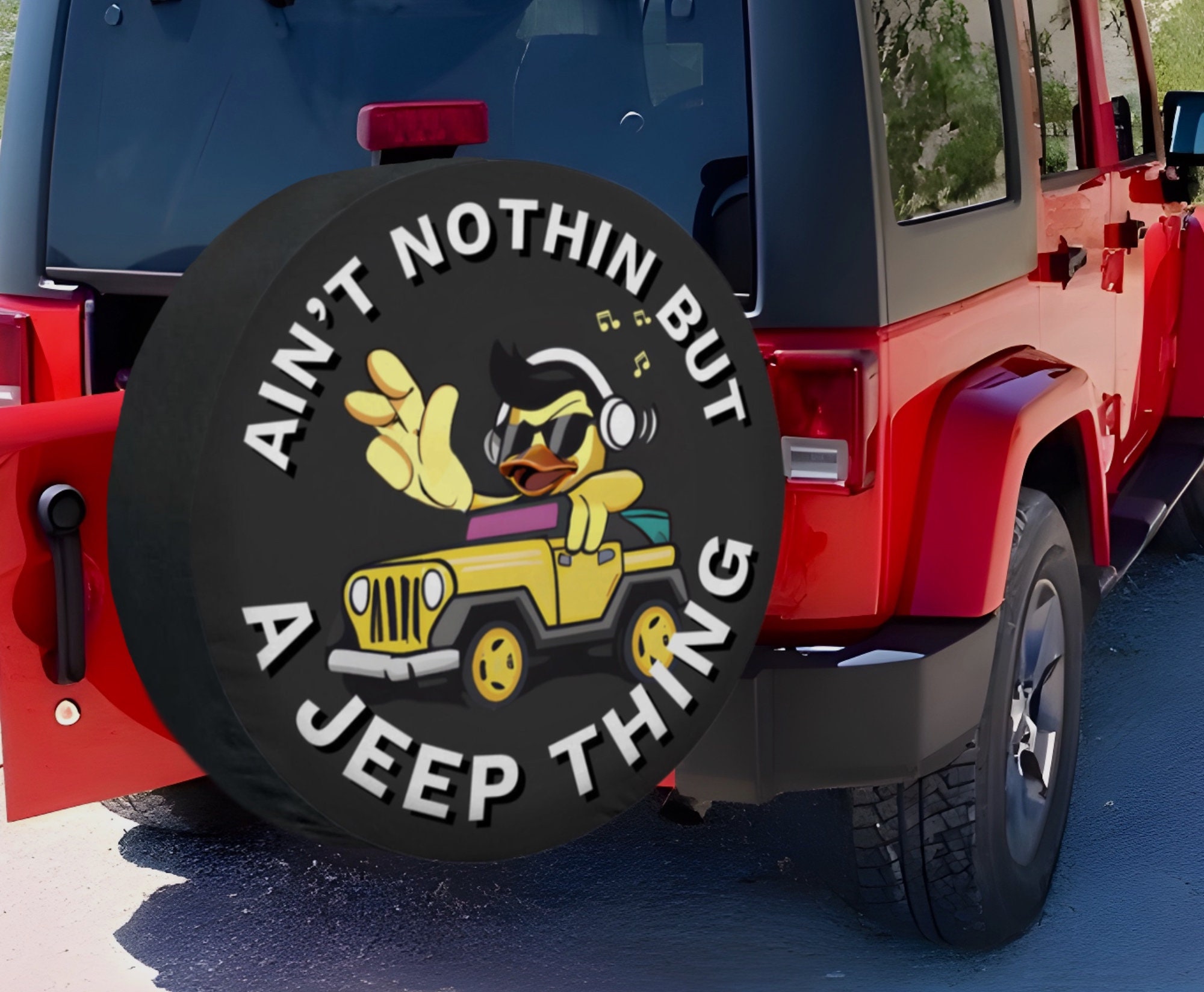 Jeep Wave Tire Cover Etsy