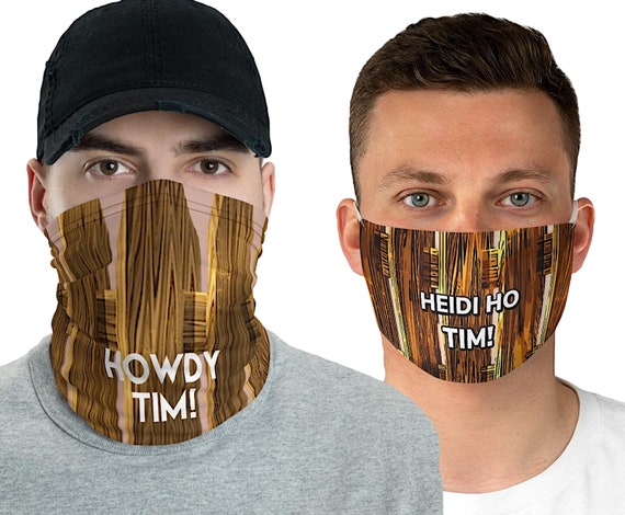 Home Improvement Wilson Face Mask Tv Show Tim Allen Tim The Etsy