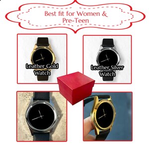 Watches for Women, Dragon Fly Gift, Unique Watches, Unisex Wristwatch, Colorful Hour Marks, Gold Watch, Silver Watch, Watch for Men & Women image 10