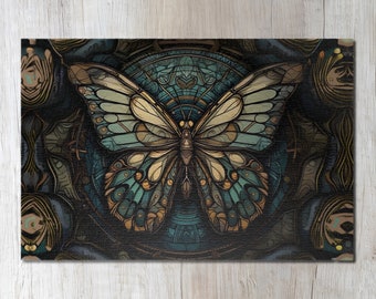 Casse-tête en vitrail, Puzzle papillon, Papillon en vitrail, Puzzle pour adulte, Puzzle unique, Cadeau papillon, 252 520 pièces, Casse-tête