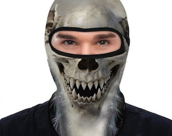 Wendigo Troll Skull Mask - Halloween Head Face Mask Full Face Balaclava Costume Mask