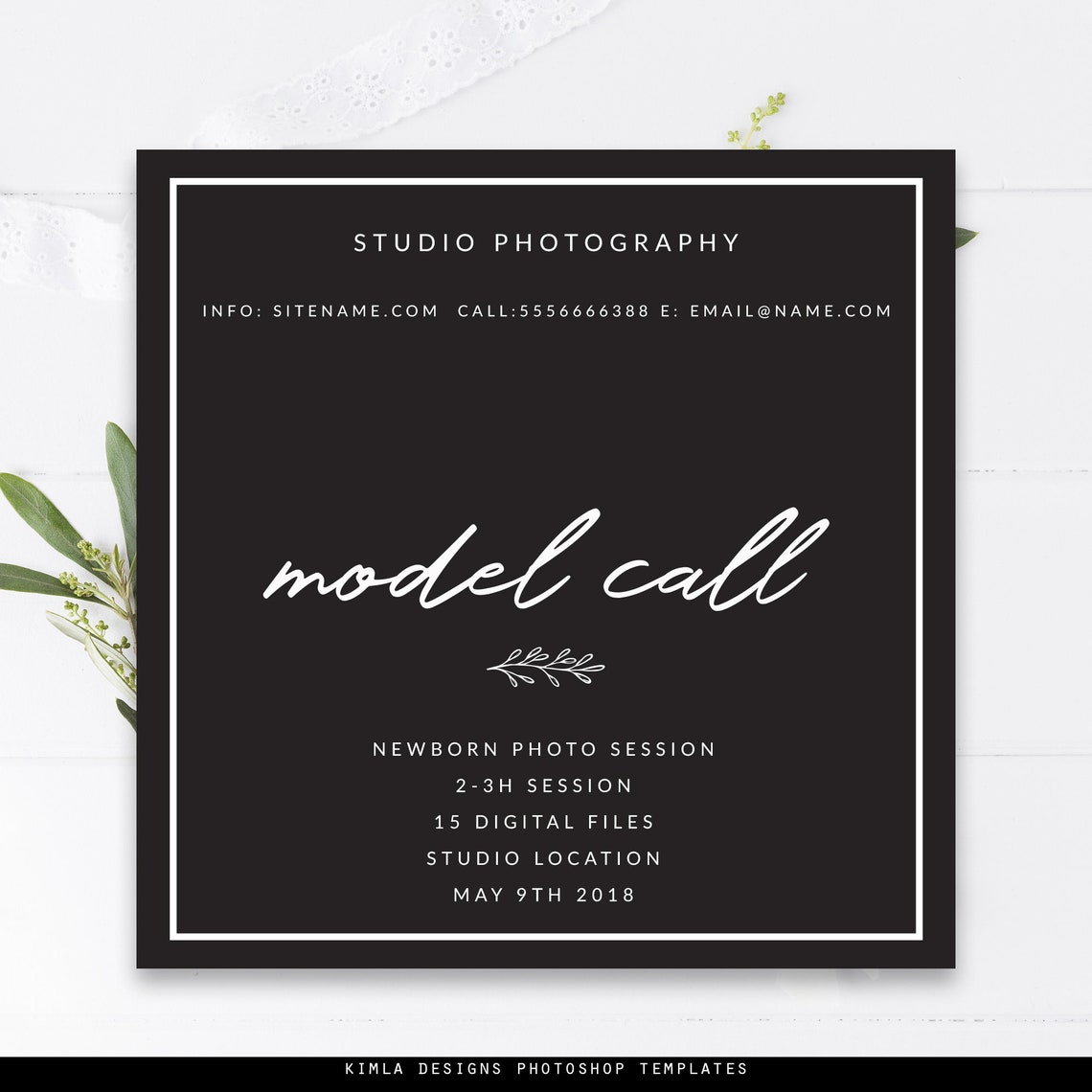 Model Call Template Photography Casting Call Digital | Etsy