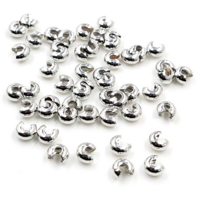 3mm Crimp Bead/ends Covers Etsy