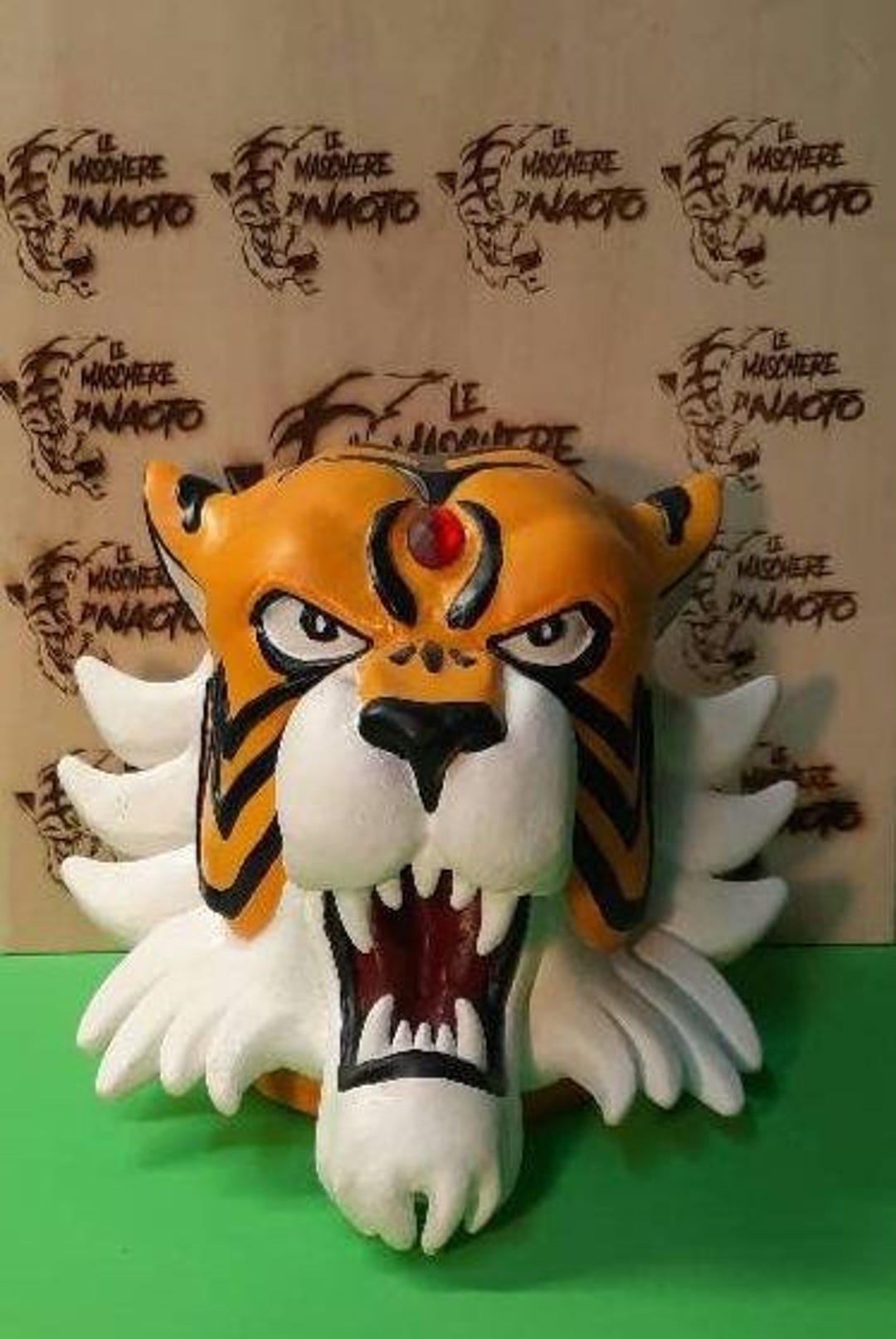 Costume Uomo Maschera Carnevale Uomo Tigre Tiger Man Costume Tigre - Main Image