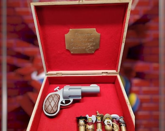 Pistola Roger Rabbit con balas y estuche