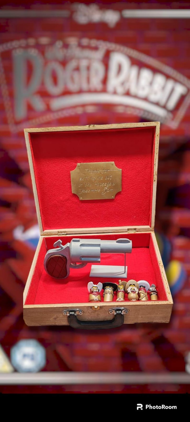 ロジャー・ラビットのピストル（弾丸とケース付き） 画像 3