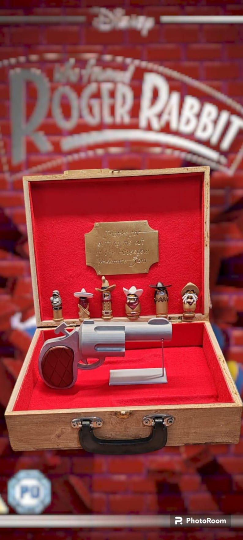 ロジャー・ラビットのピストル（弾丸とケース付き） 画像 4