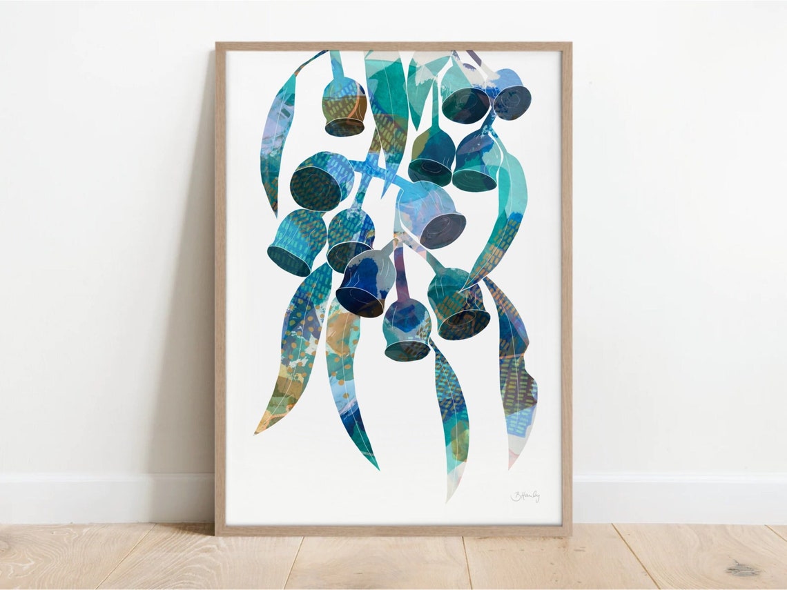 Gum Nut Art Gum Nut Painting Gumnut Australian Native Etsy Australia