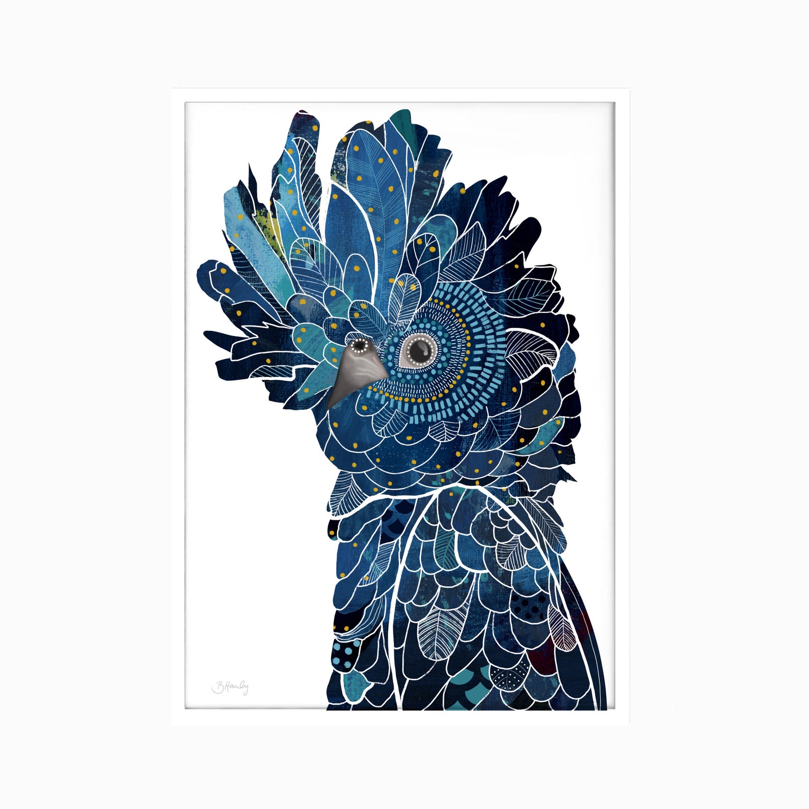 Black Cockatoo Print Bird Print Cockatoo Black Cockatoo Etsy