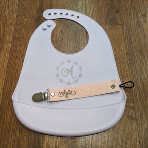 personalized silicone bib