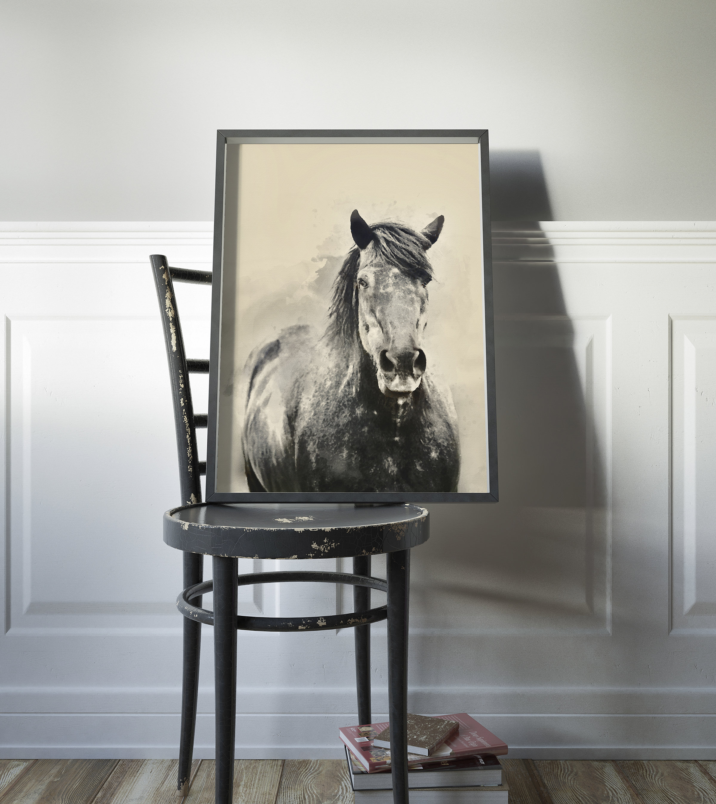 Horse Print Horse Wall Art Horse Art Large Print Etsy