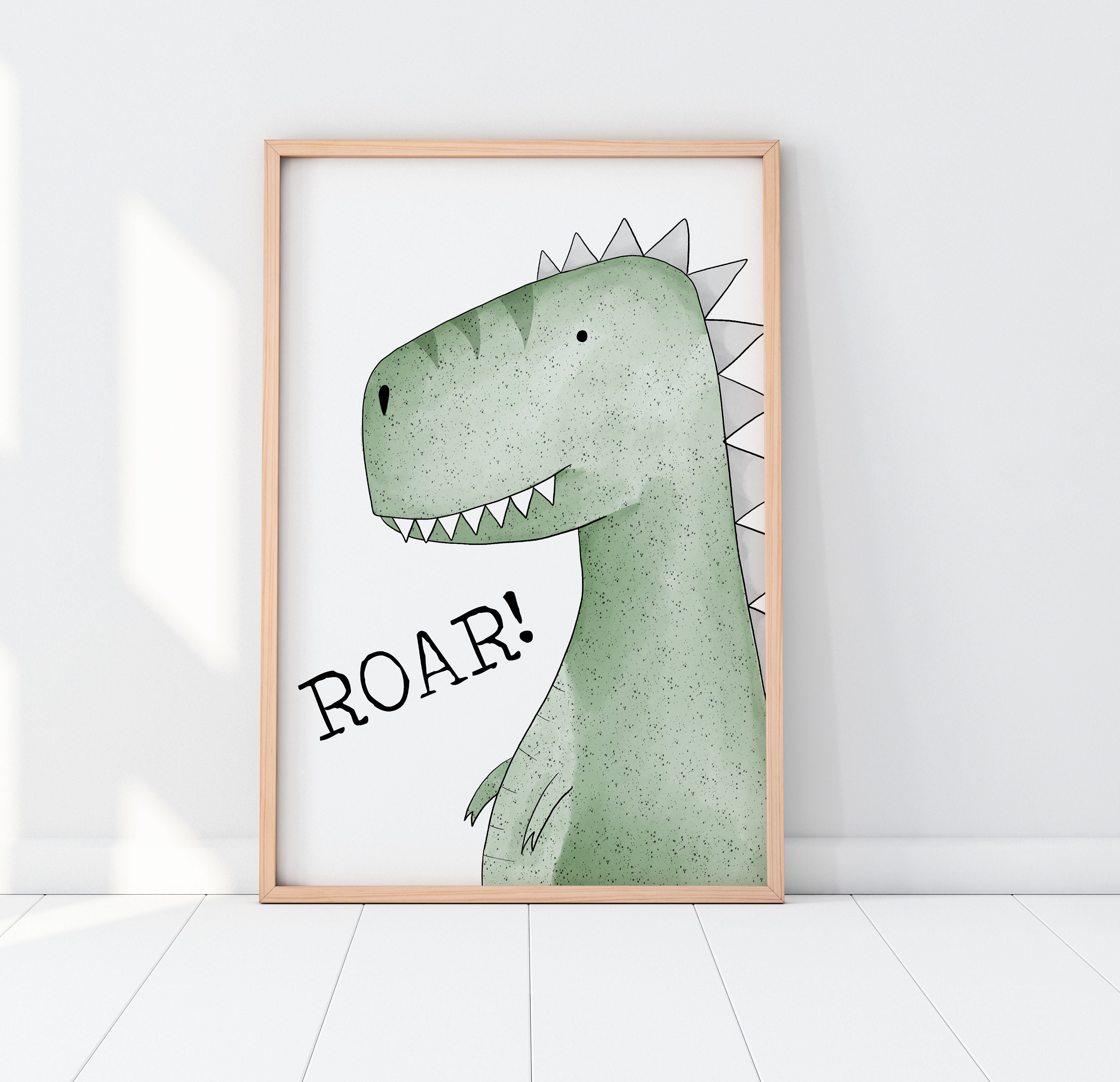 Printable Roarsome Nursery Set Dinosaur Nursery Wall Decor Etsy