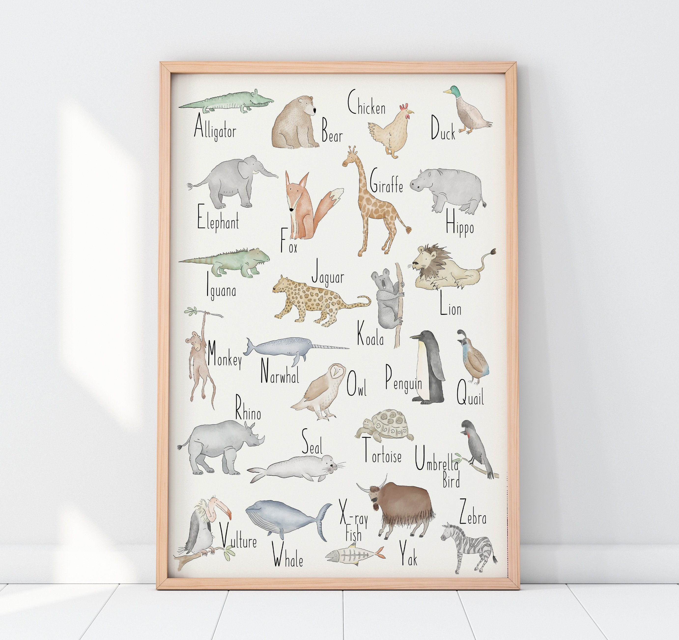 Funny ABC Letters (For kids aged 3-6 years) Poster for Sale by