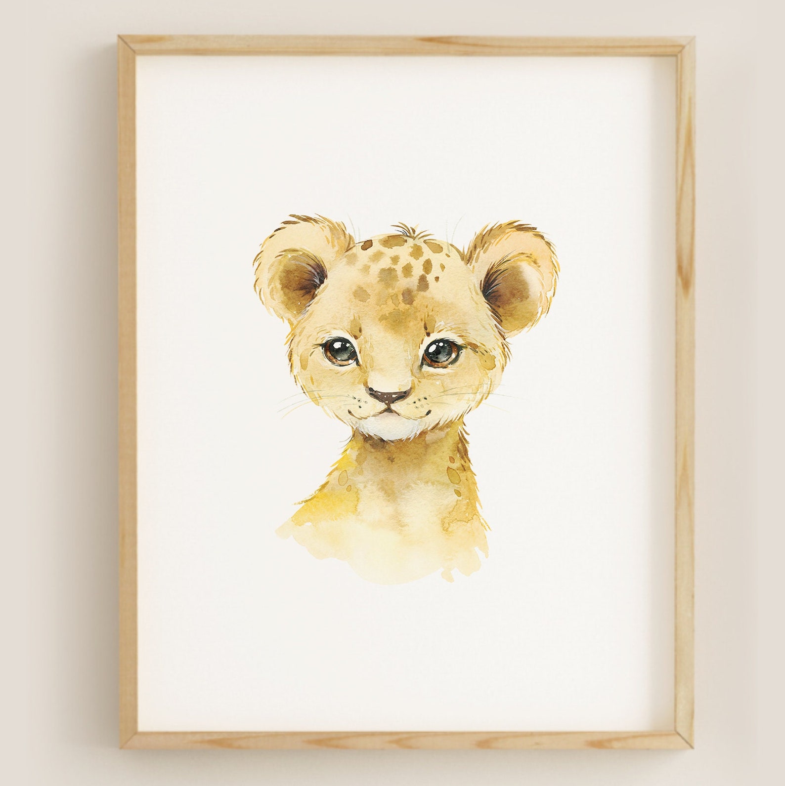 Printable Digital Safari Nursery Posters Animal Prints Etsy