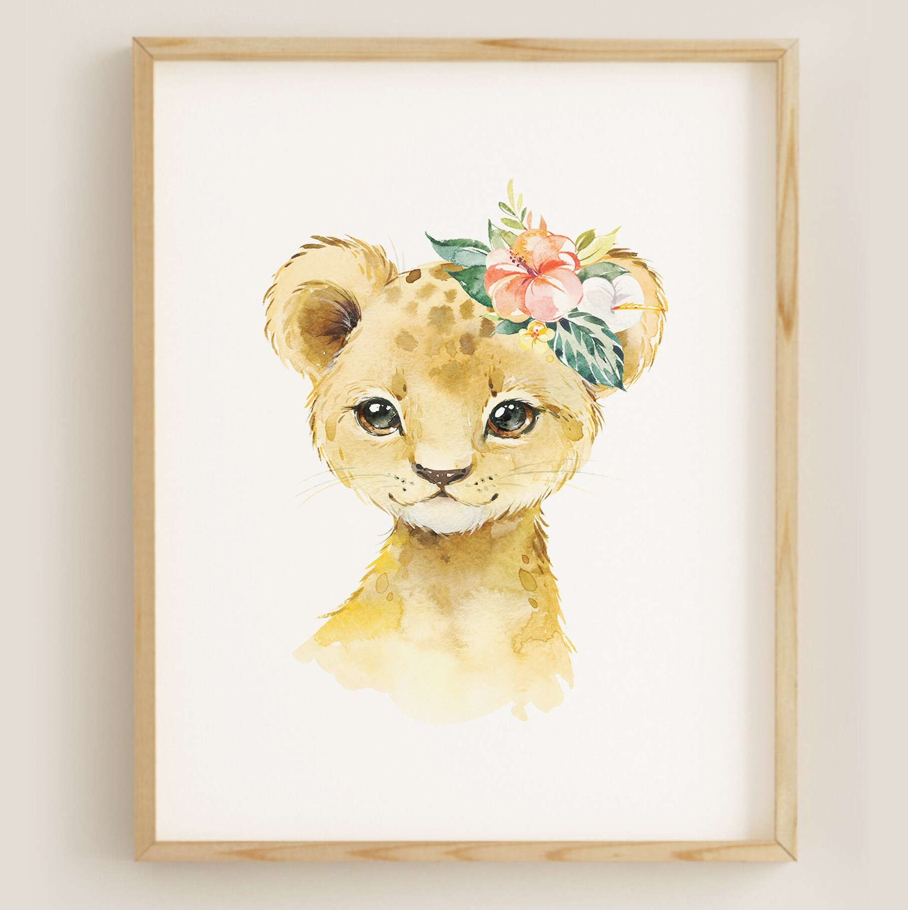 Printable Digital Safari Nursery Posters Animal Prints Etsy Canada