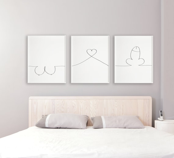 bedroom wall decor above bed