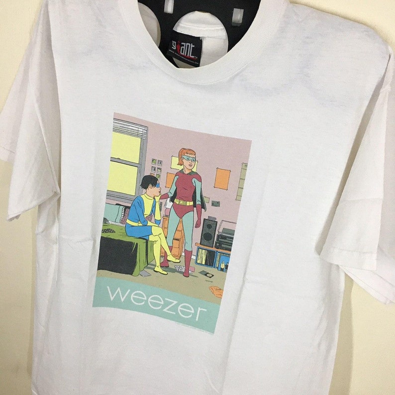 Vintage \u00d7 Band Tees \u00d7 Rock Tees Vintage Weezer Promo Band Shirts
