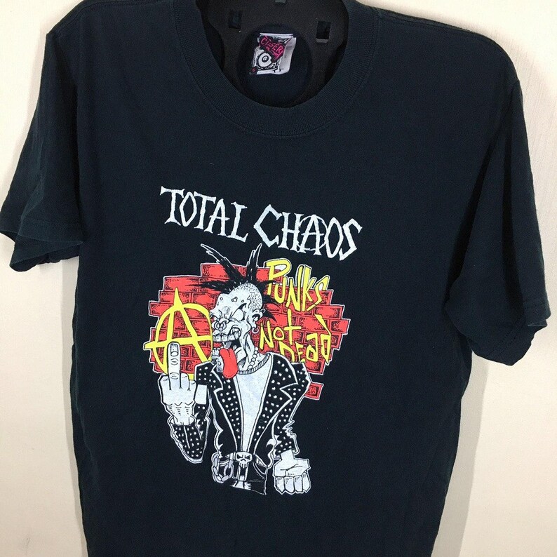 Total Chaos Punks Not Dead Promo Shirts