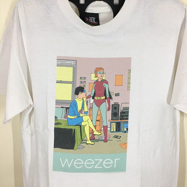 Vintage \u00d7 Band Tees \u00d7 Rock Tees Vintage Weezer Promo Band Shirts