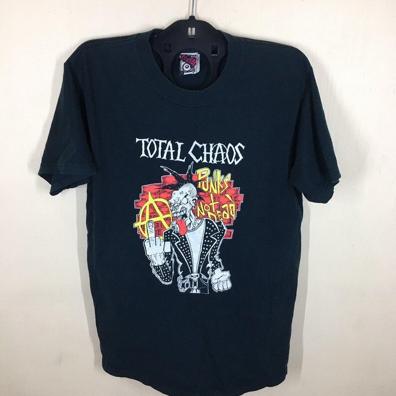 Total Chaos Punks Not Dead Promo Shirts