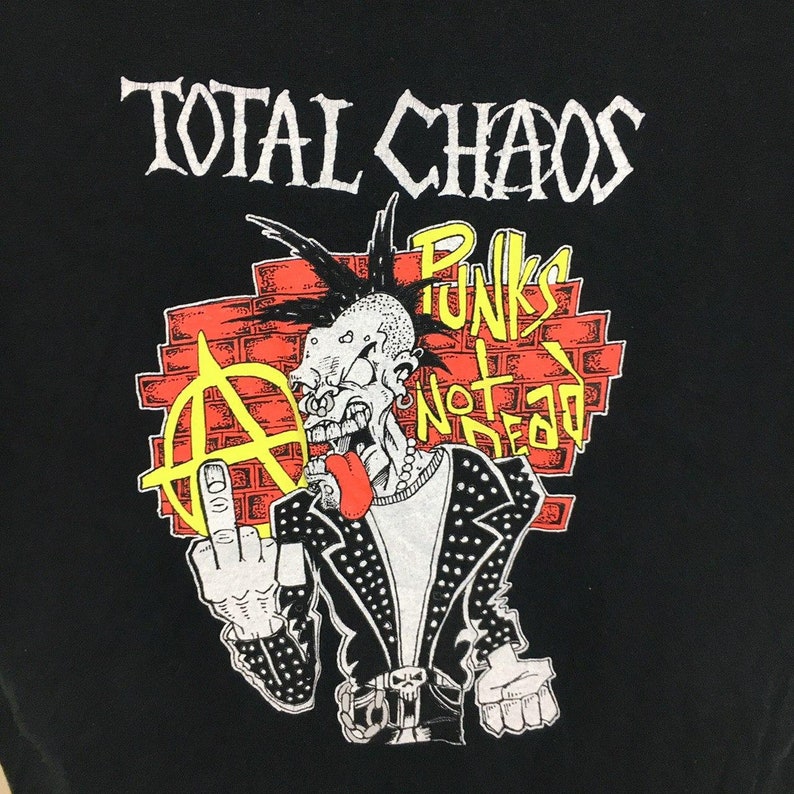 Total Chaos Punks Not Dead Promo Shirts