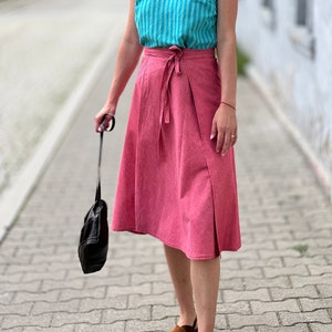 Envelope cotton skirt top