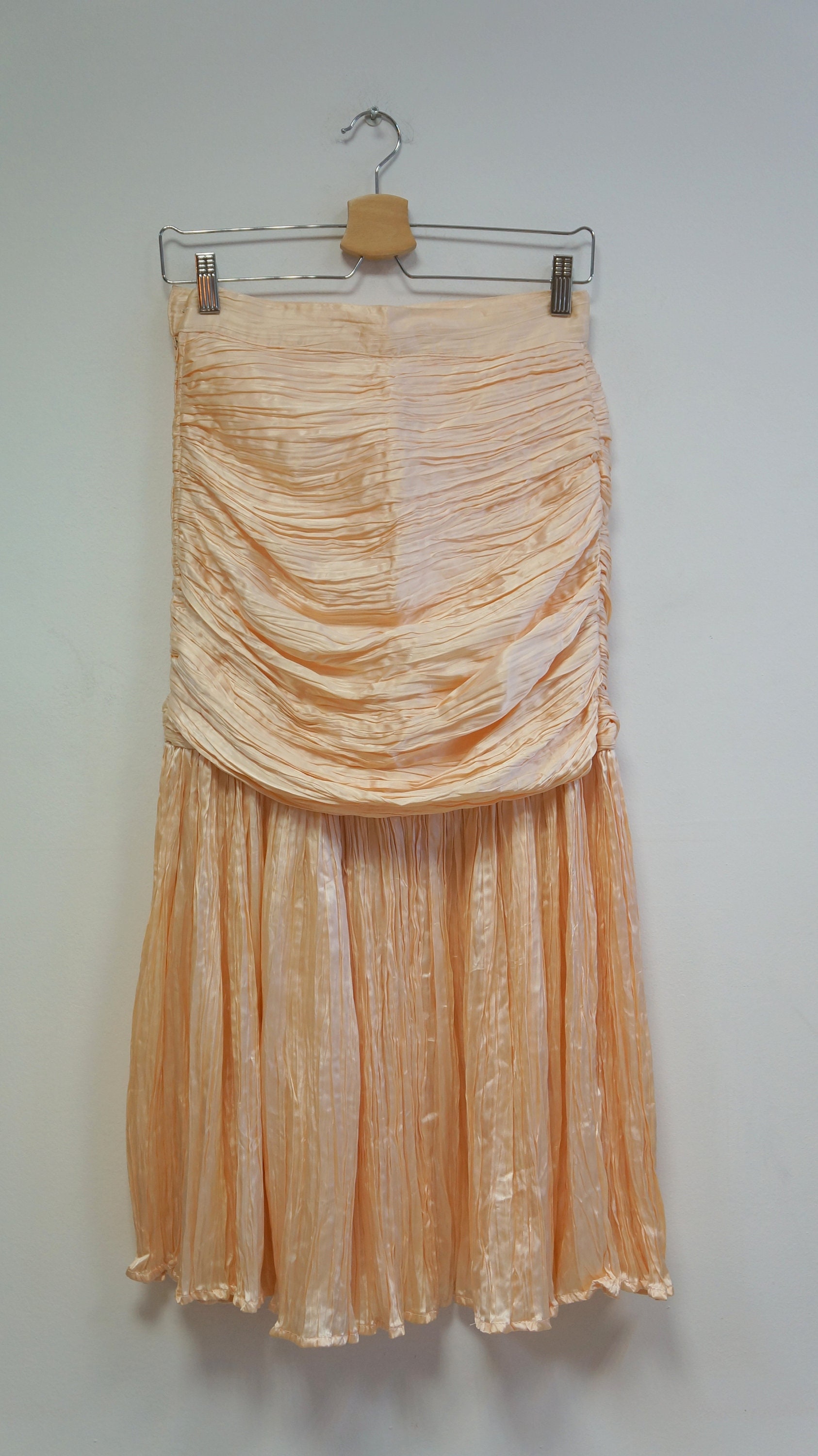 Amazone Peaches Skirt Crinkled Elegant Skirt Draped Skirt - Etsy UK