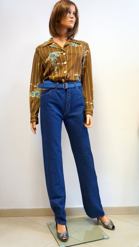 El Paso Vintage Trousers Denim Jeans Italian Jeans Trousers | Etsy