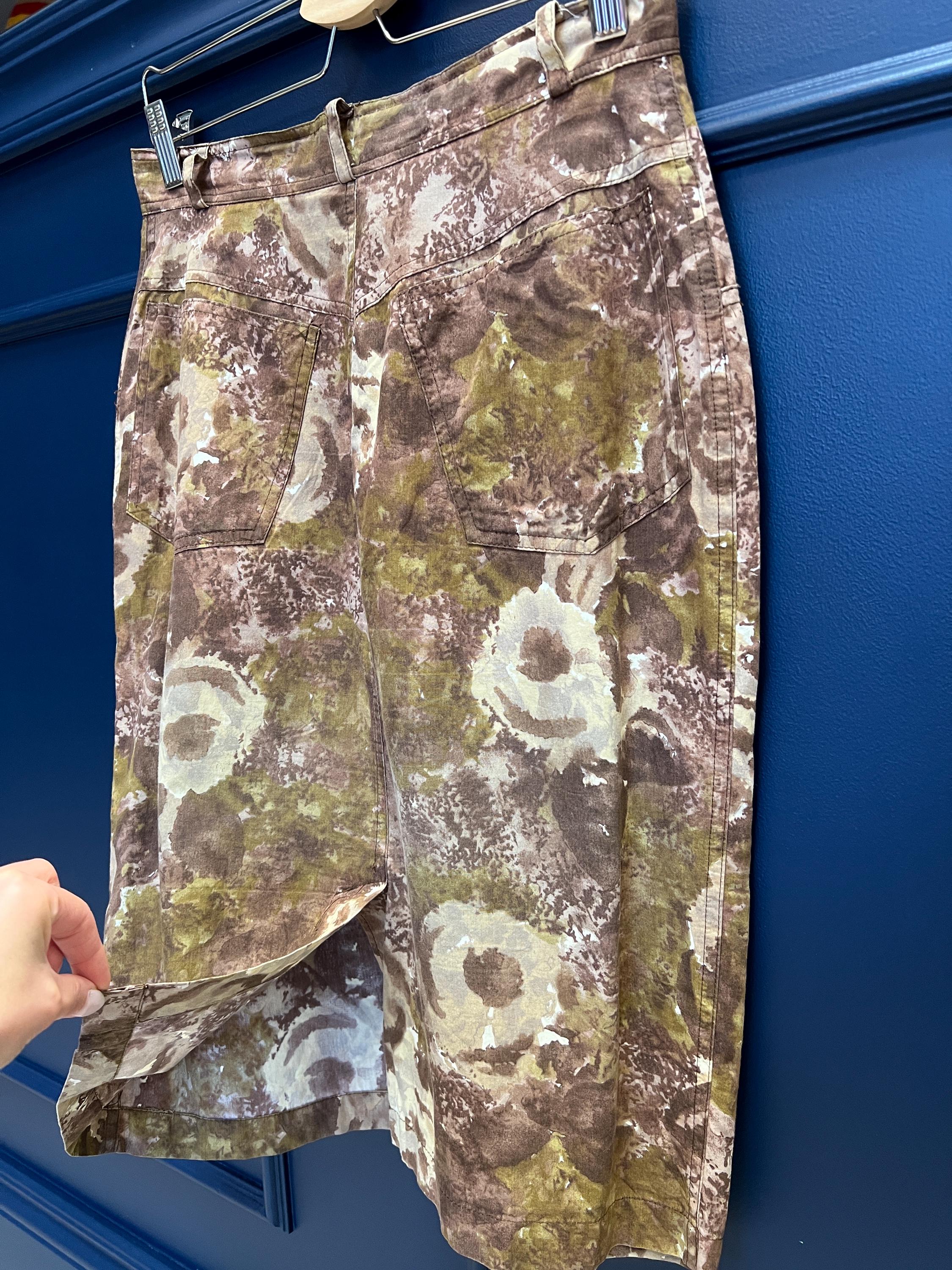 Iblues 綿 100% スカート、オータムカラー、サイズ L ヴィンテージ