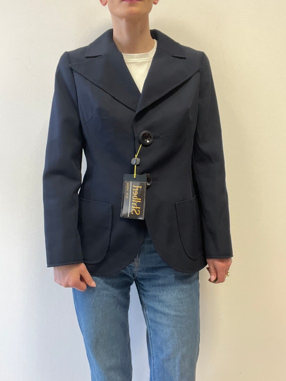 Stylber Alta moda jacket navy blue blazer italian… - image 4