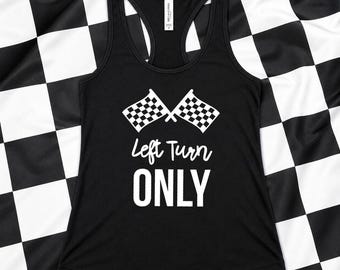 Endast vänstersväng - Indy 500-tank | Racing | Bana | IndyCar | Carb Day | Tävlingssäsong | Indianapolis | Indy | Bilar | snabba bilar tröja | Humor
