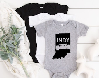 Indy 500 Baby Onesie | Racing | Indianapolis | Indy | Fast Cars Shirt | Race day Shirt | Carb day | Racing shirt | Unisex | IndyCar Onesie
