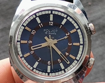 POLJOT  Signal  aLARM VIBRATES  SIGNAL watch ussr