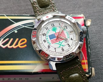 Wostok Komandirskie USSR vintage man's wristwatch
