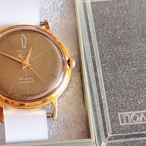 POLJOT de luxe Automatic mechanical 29 Gio USSR gold plated mens watch USSR