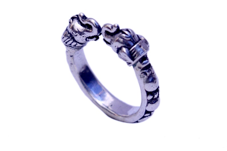 Vintage Oxidized Elephant Ring in Handmade 925 Silver Sterling,Men/'s Ring,Men/'s Jewellery,Animal Ring,Gift for Dad