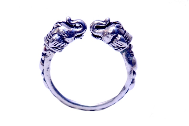 Vintage Oxidized Elephant Ring in Handmade 925 Silver Sterling,Men/'s Ring,Men/'s Jewellery,Animal Ring,Gift for Dad