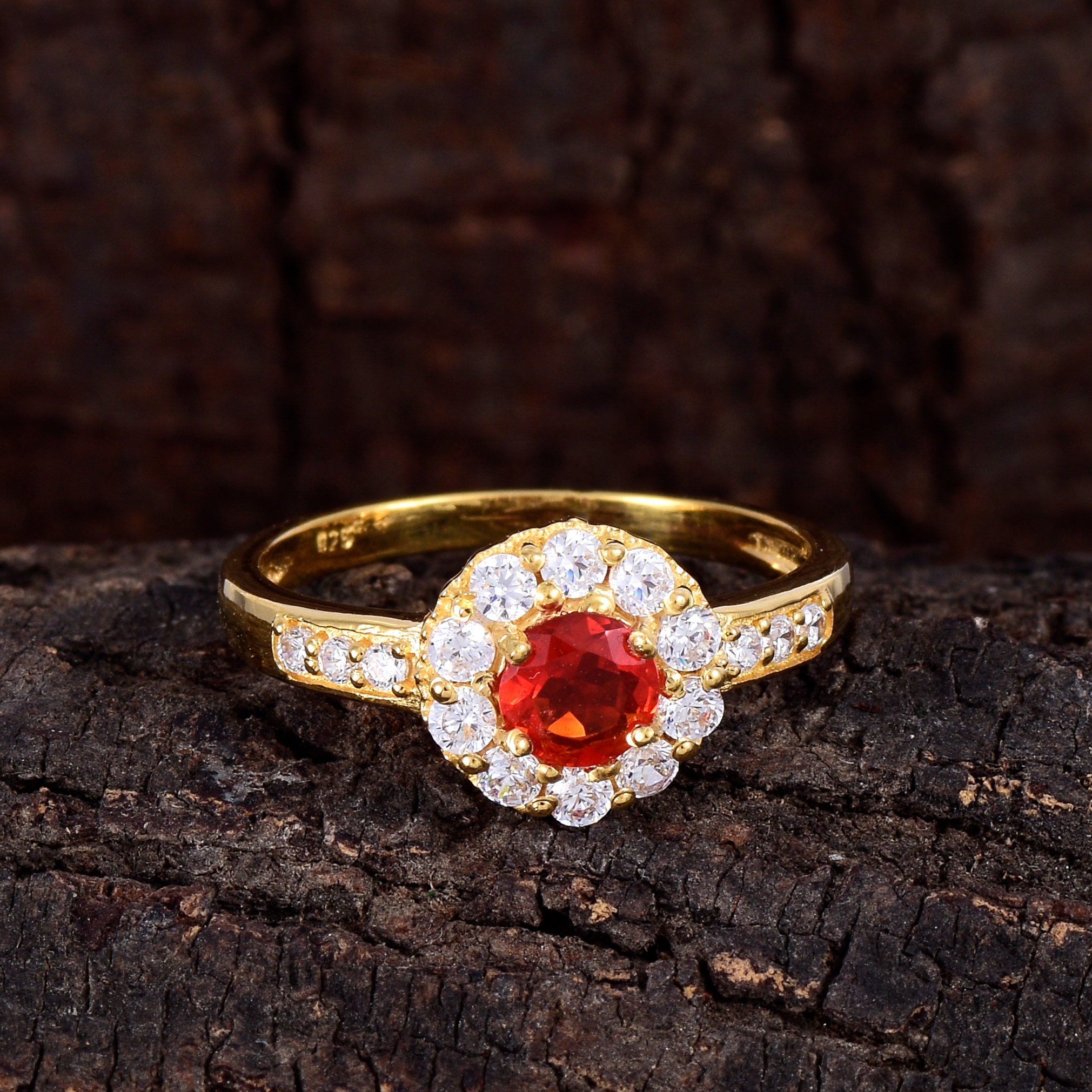 fire opal ring fire opal ring
