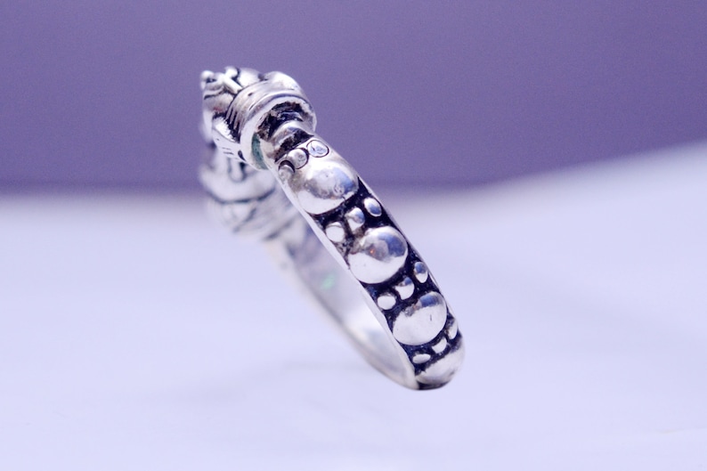 Vintage Oxidized Elephant Ring in Handmade 925 Silver Sterling,Men/'s Ring,Men/'s Jewellery,Animal Ring,Gift for Dad