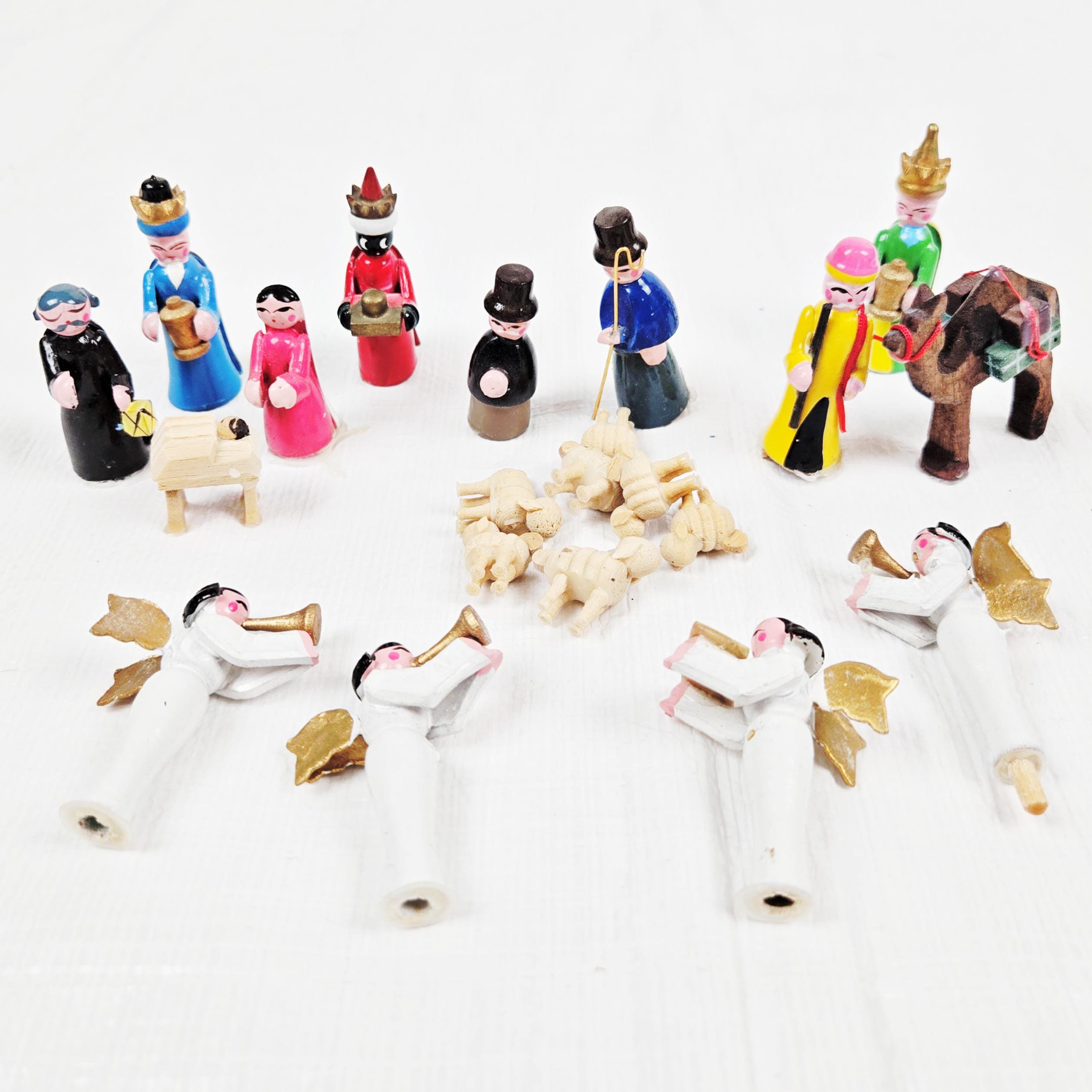 1980s Lillian Vernon Christmas Windmill REPLACEMENT PARTS, Wooden