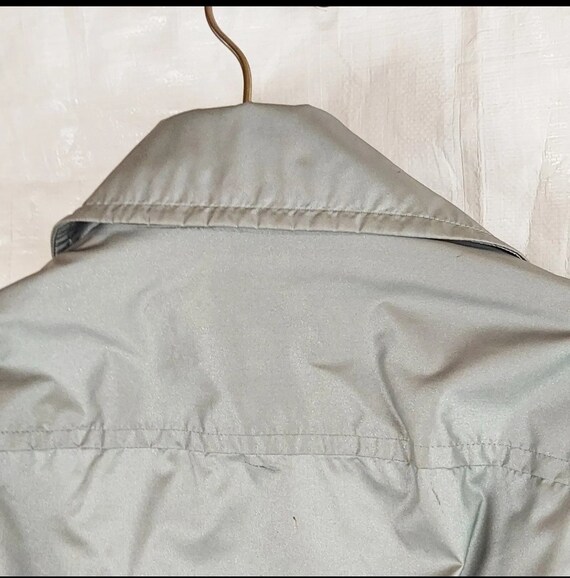 Y2K Yansi Fugel Shimmery Raincoat Trench, Vintage… - image 5