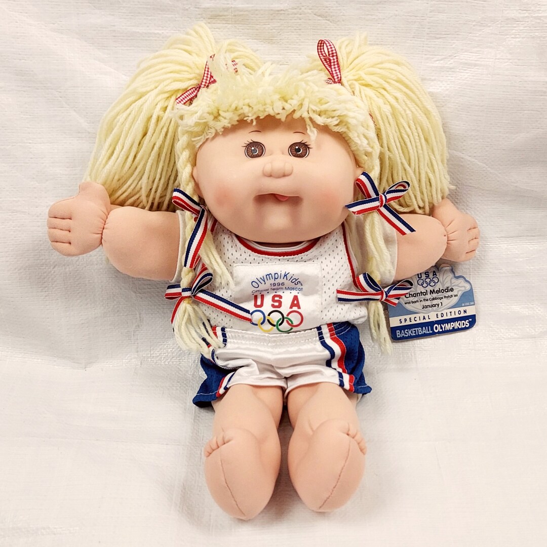 1996 Cabbage Patch Kids Olympikids Basketball Doll Blonde Etsy