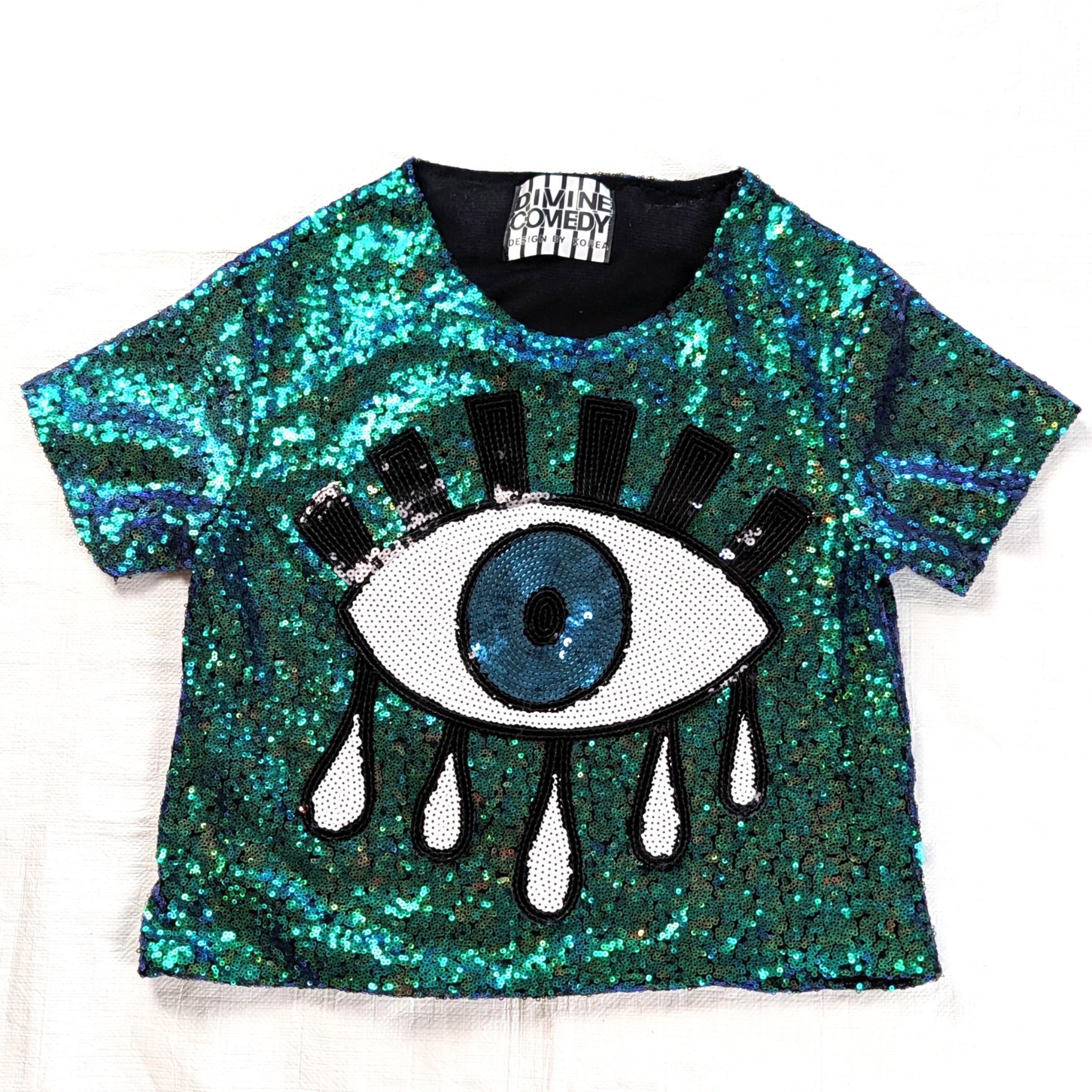 Y2k Vintage Sequin Top - Etsy