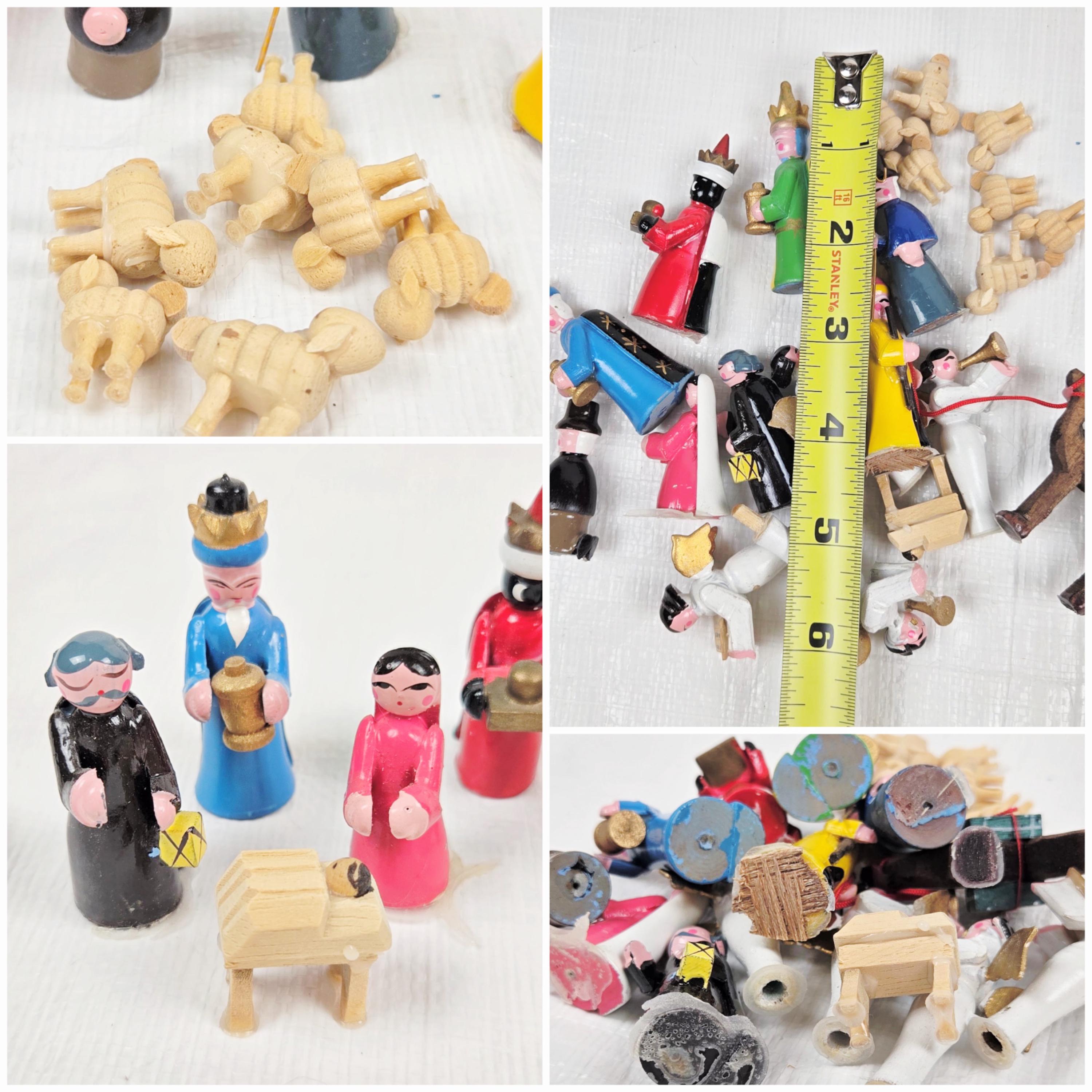 1980s Lillian Vernon Christmas Windmill REPLACEMENT PARTS, Wooden